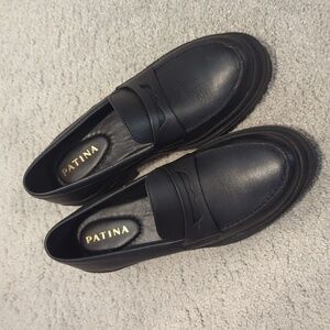 Zoe Chunky Loafer - Black / 7.5 from Portland Leather